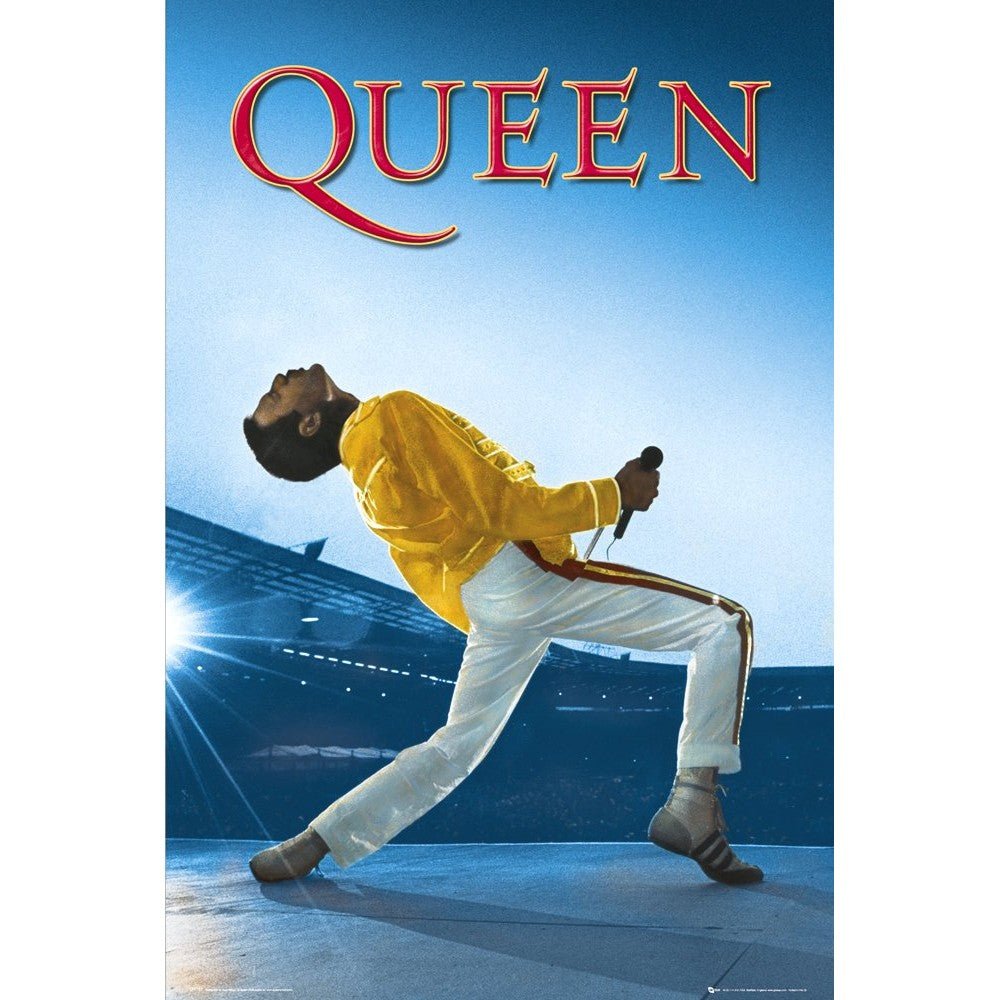 QUEEN クイーン (初来日50周年 ) - Wembley / ポスター - PGS